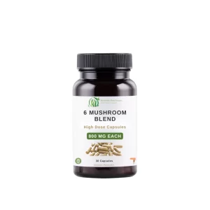 Mushroom Capsules 800 mg High Dose Blend